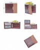 Men's Wallet in Stylish Combinations - Brown & Tan - 1010