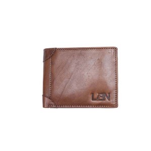 Horizontal Men's Wallet - Black or Tan - 1024 | RFID Protection