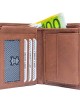 Vertical Men's Wallet - Black or Brown - 1001