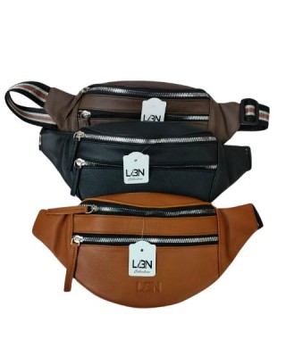 Waist Bag - Tan, Brown or Black - 3006 