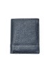 Vertical Men's Wallet- Black with White Thread Work - 1026 | RFID Protection