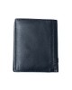 Vertical Men's Wallet- Black with White Thread Work - 1026 | RFID Protection