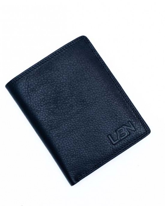 Vertical Men's Wallet  - Black - 1030 | RFID Protection