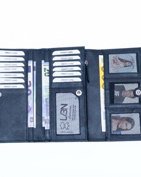 Women's Wallet - Black - 1110 | RFID Protection