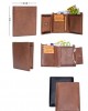 Vertical Men's Wallet - Black or Brown - 1002