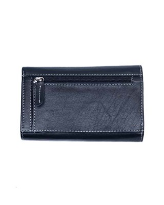 Women's Wallet - Black or Black & Red - 1102