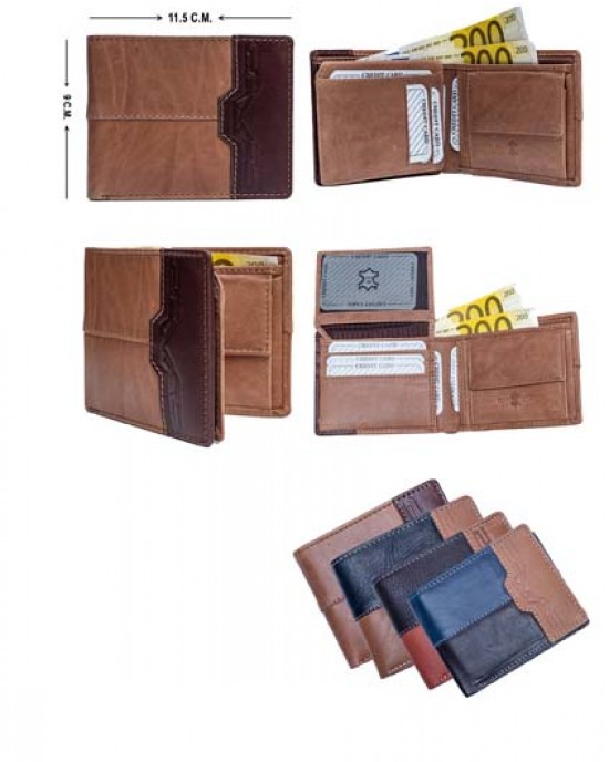 Men's Wallet in Stylish Combinations - 1009