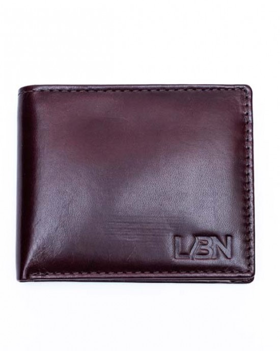 Horizontal Men's Wallet - Wine, Tan or Garter Blue  - 1006